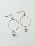 Kathryn Earrings - White Pearls