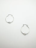 Kelly Love Knot Earrings - Silver