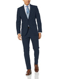 Kenneth Cole Unlist. Traje Ajustado de 2 Botones con Dobladillo para Hombre