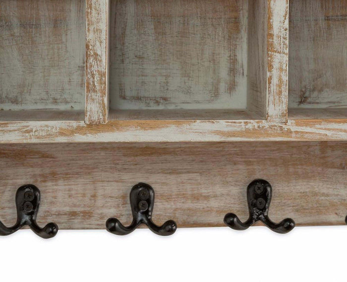 Kensington Wooden wall Shelve Hanger Furniselan Distressed White