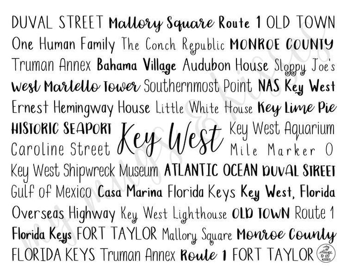 Key West, FL Digital Download