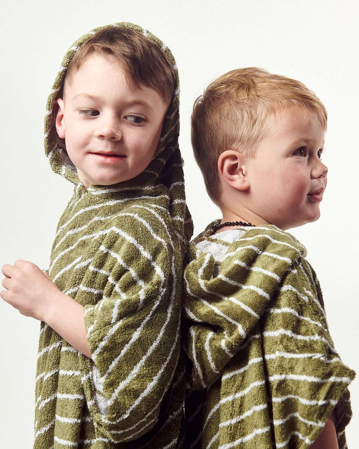 Sage Bamboo Beach Poncho - Child
