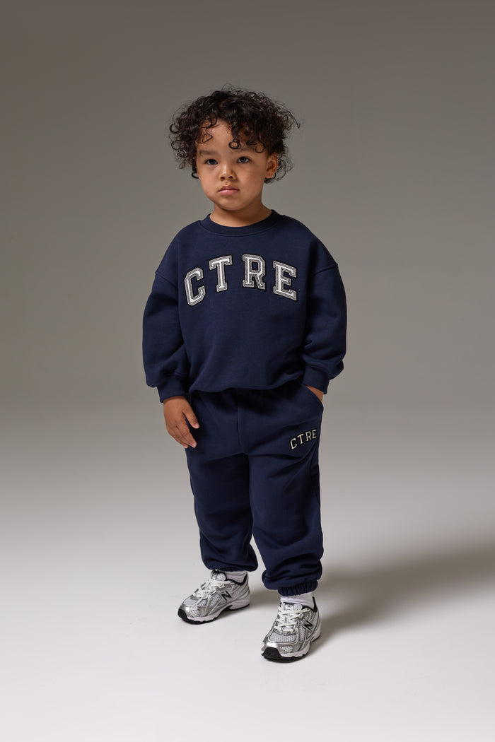KIDS CTRE SWEATSHIRT - NAVY