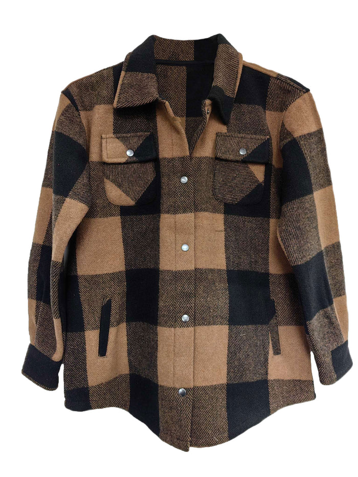 Kid's Shacket Butterscotch image 0