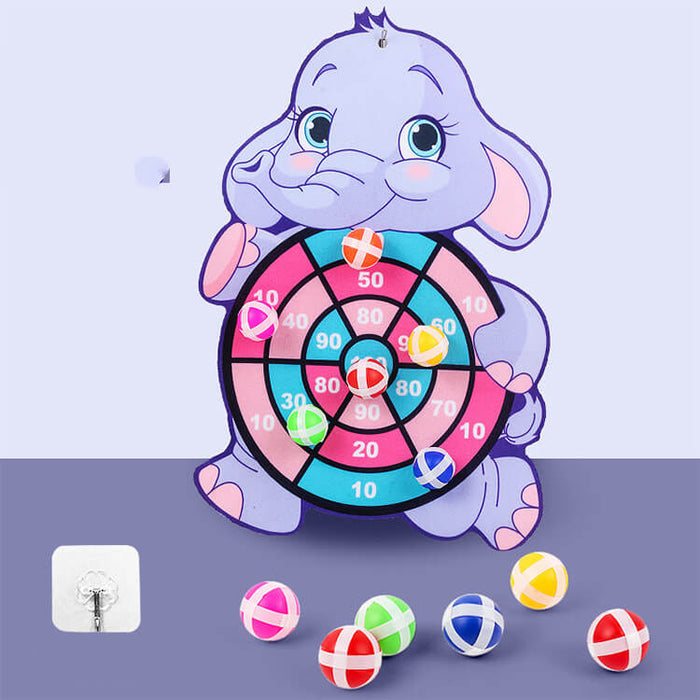 Kids Sticky Ball Dart Board | Cartoon Dart Board For Kids