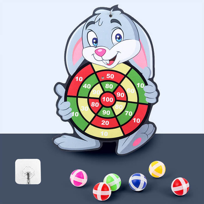 Kids Sticky Ball Dart Board | Cartoon Dart Board For Kids