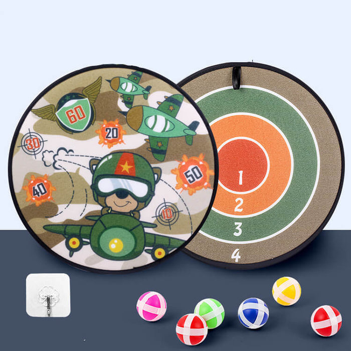 Kids Sticky Ball Dart Board | Cartoon Dart Board For Kids