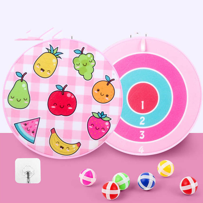 Kids Sticky Ball Dart Board | Cartoon Dart Board For Kids