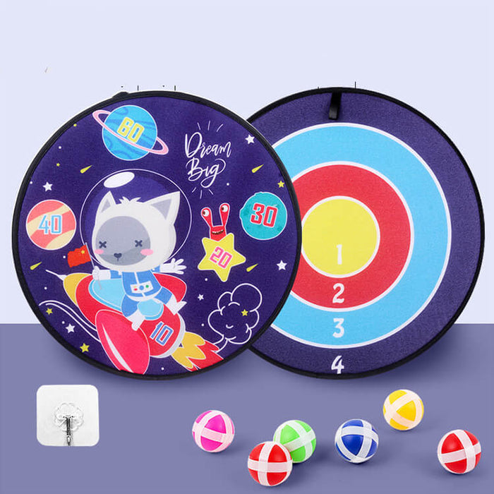 Kids Sticky Ball Dart Board | Cartoon Dart Board For Kids