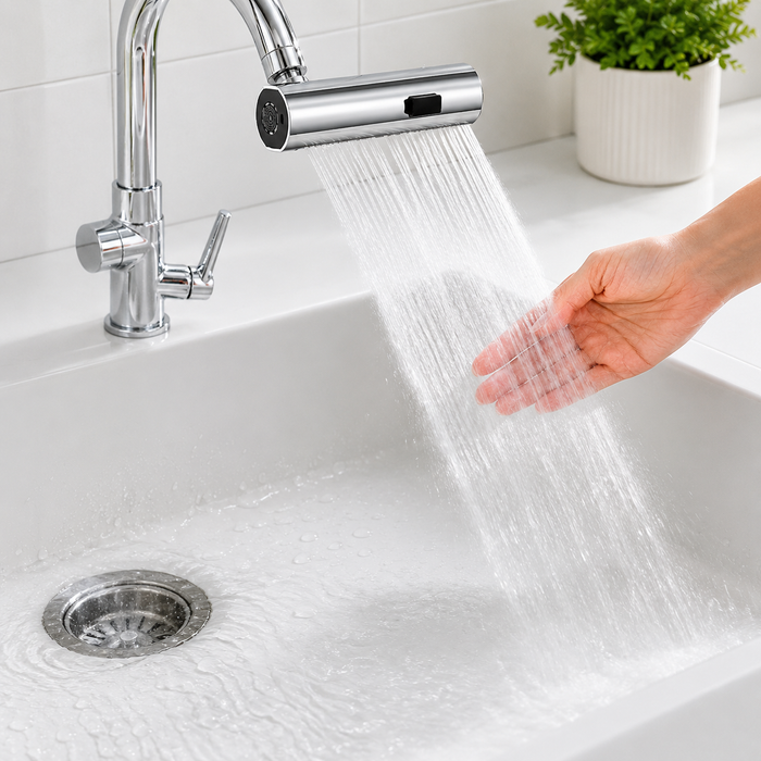 Kitchen Faucet Extensions - 3-in-1 Rotating Nozzle Head
