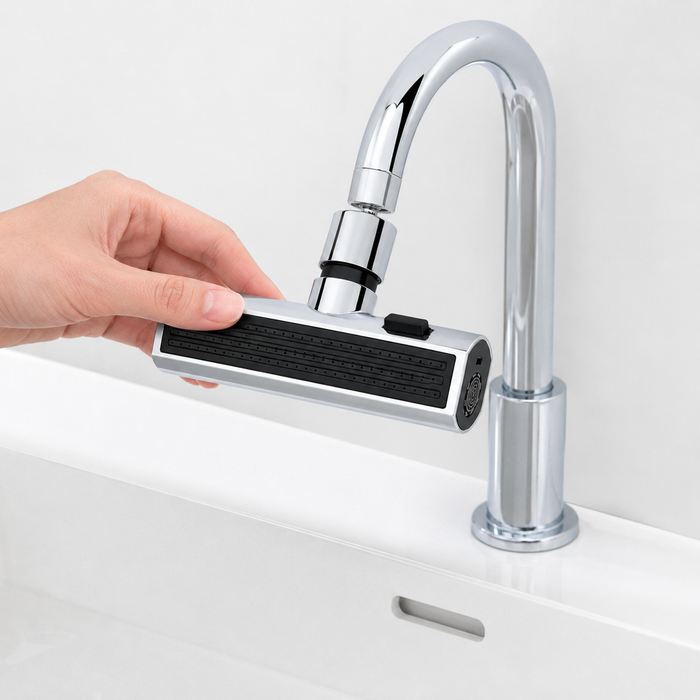 Kitchen Faucet Extensions - 3-in-1 Rotating Nozzle Head