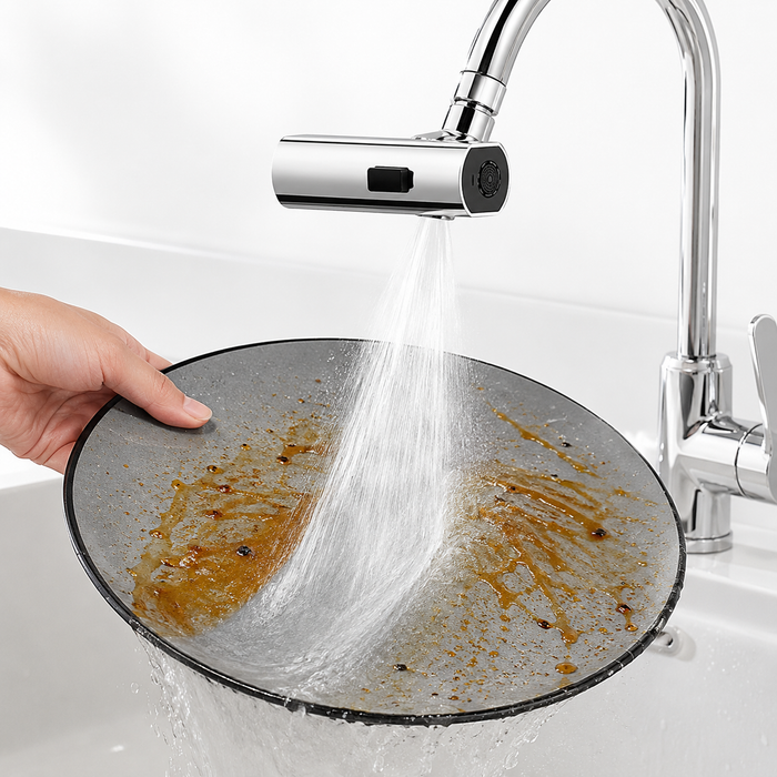 Kitchen Faucet Extensions - 3-in-1 Rotating Nozzle Head