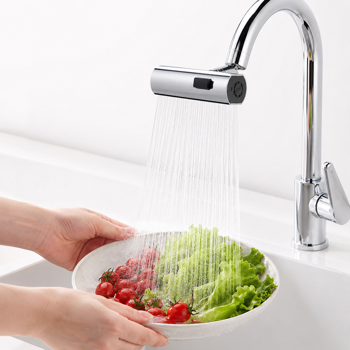 Kitchen Faucet Extensions - 3-in-1 Rotating Nozzle Head