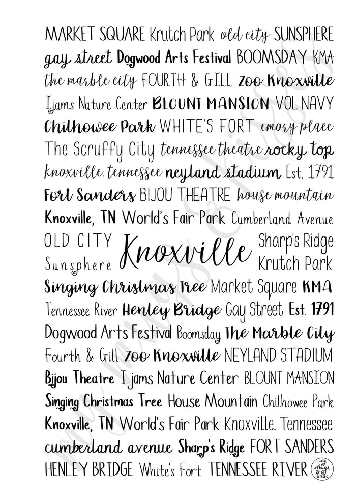 Knoxville, TN Spiral Notebook