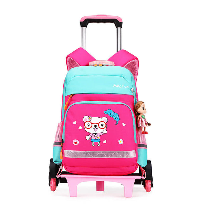 Korean Detachable Trolley Bag | Elementary School Trolley Bag