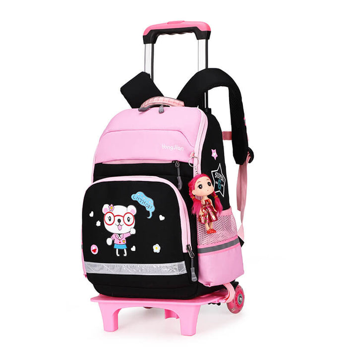 Korean Detachable Trolley Bag | Elementary School Trolley Bag