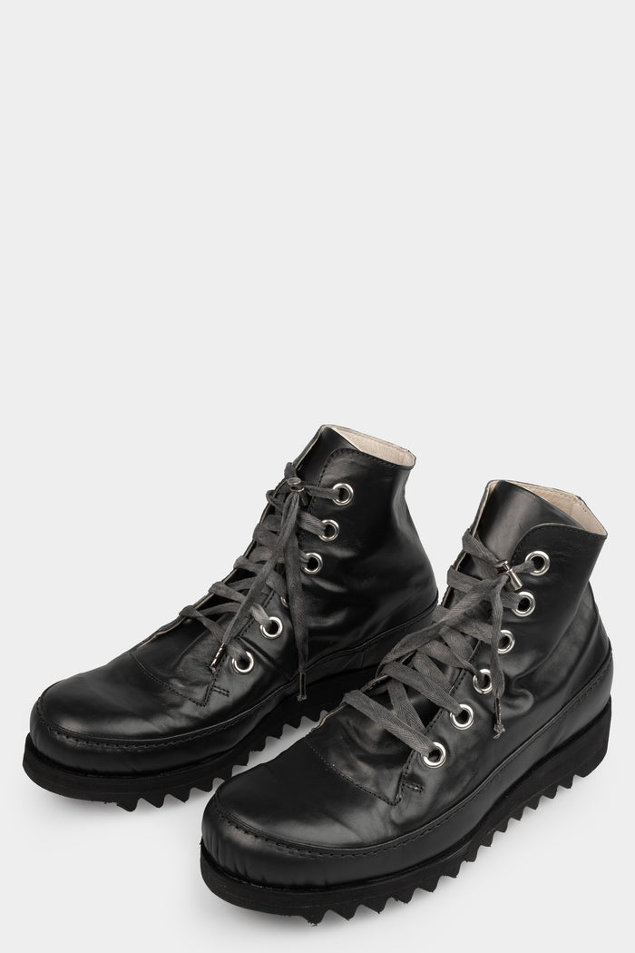 Samoke | AW25 - Laced horse leather sneakers, SNK-11