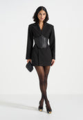 lacey-tailored-blazer-dress-with-reversible-corset-black