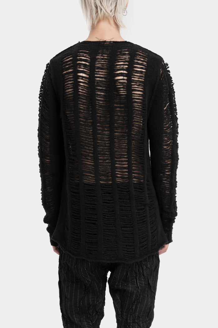Masnada | AW25 - Laddered knit sweater M35A02