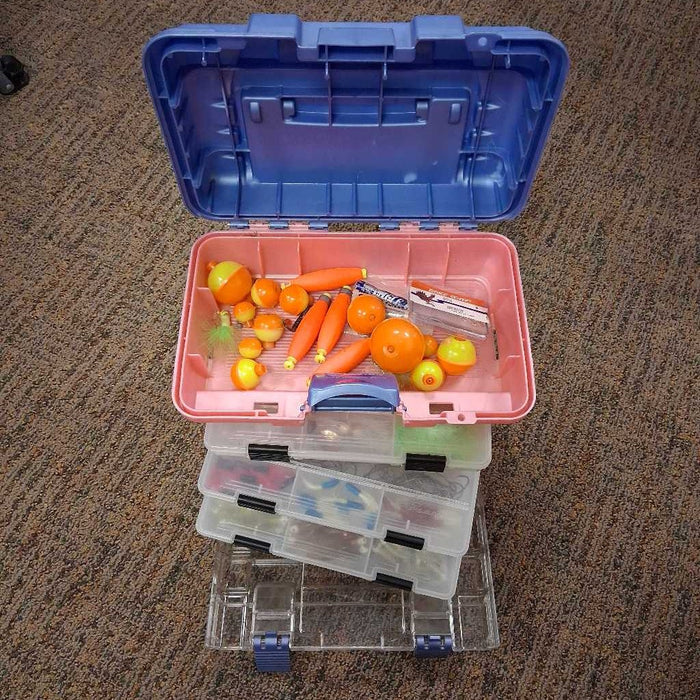 Laker tackle box w/ jig/crank lures