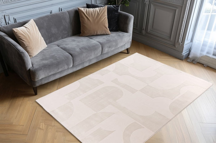 LALEE LALEE ELIF JAPANDI HALI 405 BEIGE - CREAM
