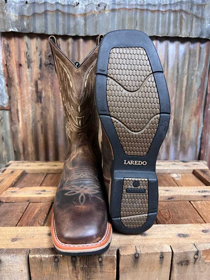 Laredo Tan Vapor Leather Boot