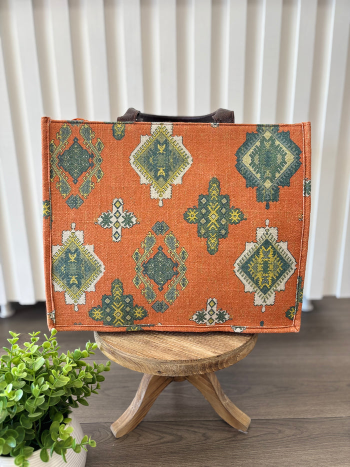 Southwest print bag.