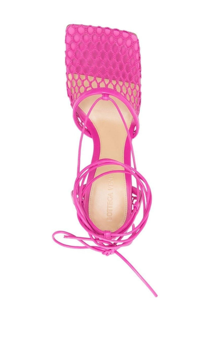 Bottega Veneta Leather Stretch Lace - up Pumps - Runway Catalog