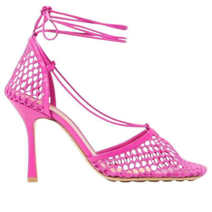 Bottega Veneta Leather Stretch Lace - up Pumps - Runway Catalog