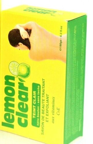 Lemon Clear lightening SET (lotion - Oil - Tube Cream - Soap) Lemon Clear