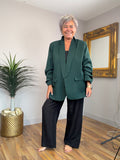 Lena Lined Ruche Sleeve Blazer