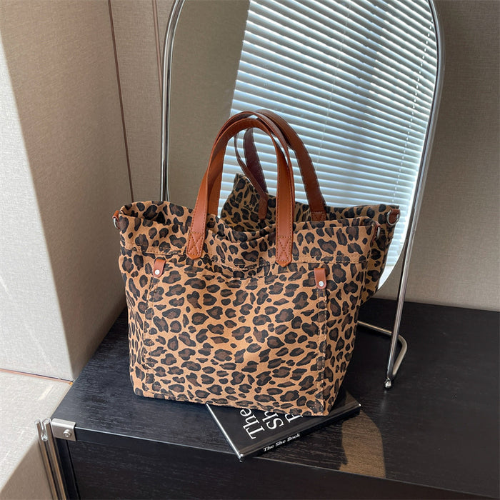 Leopard Tote Bag for Chic Everyday Carry Bag