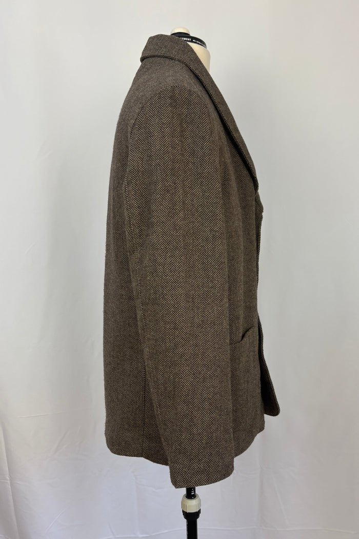 Levis Strauss Signature Brown Herringbone Sherpa