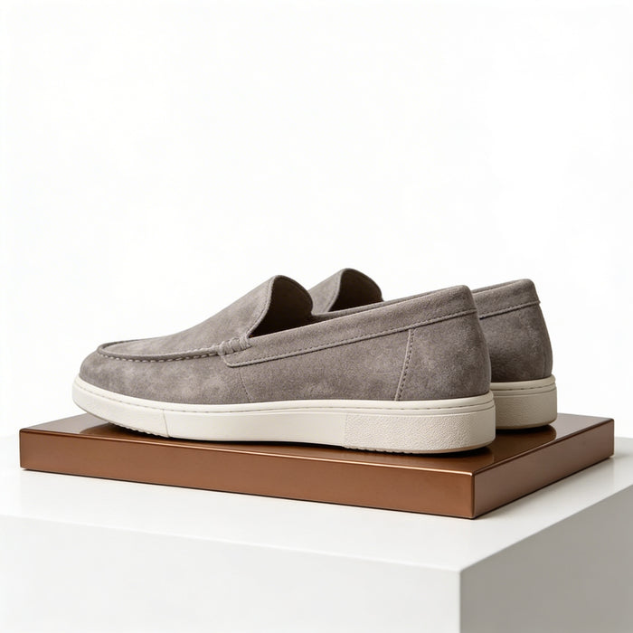 LIGHT GREY LOAFERS