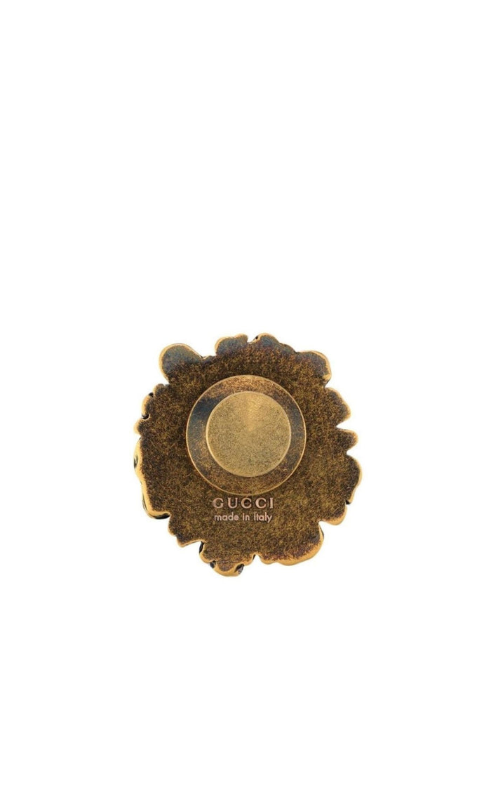 Gucci Lion Embellished Brooch - Runway Catalog