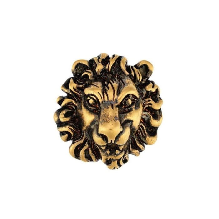 Gucci Lion Embellished Brooch - Runway Catalog