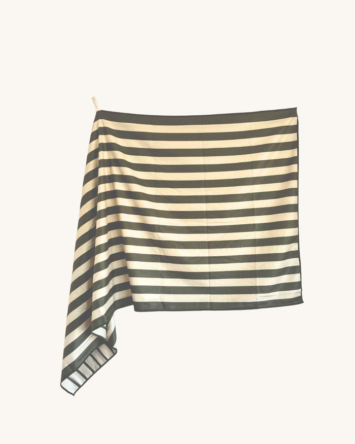 Khaki Lite sand-free beach towel, Sand Society