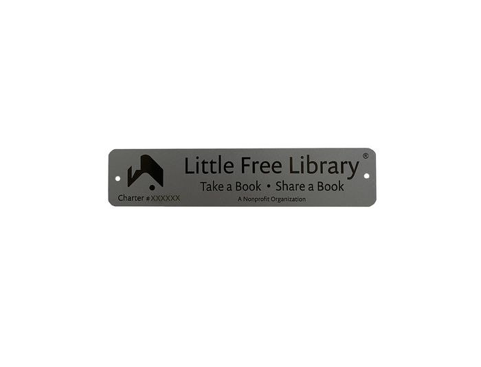 Little Free Library Charter Sign Etsy