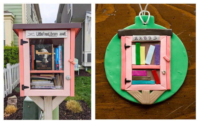 Little Free Library Custom Ornament