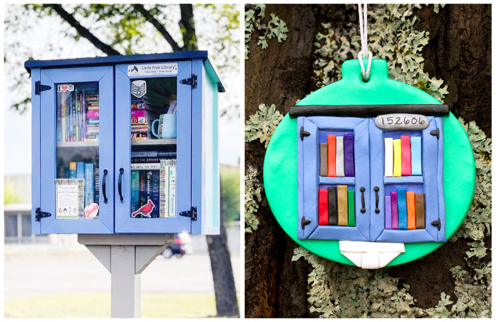 Little Free Library Custom Ornament