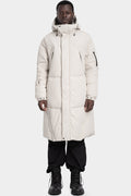 JG1 by Justin Gall | Long Hooded down parka, Bone JG1_AW25-02