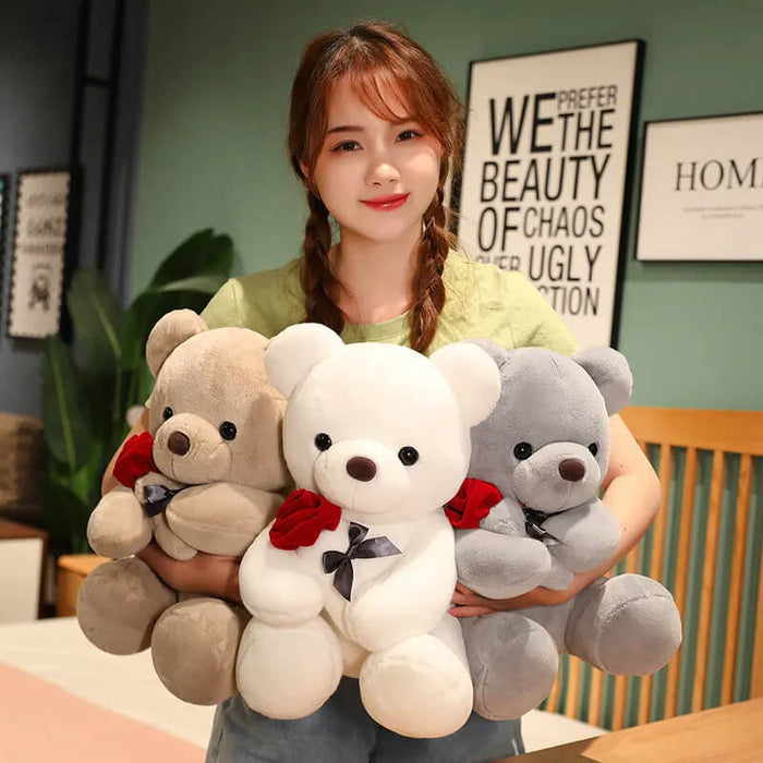Lovely Teddy Bear Stuffed Toy | Soft Hug Teddy Bear Pillow Gift