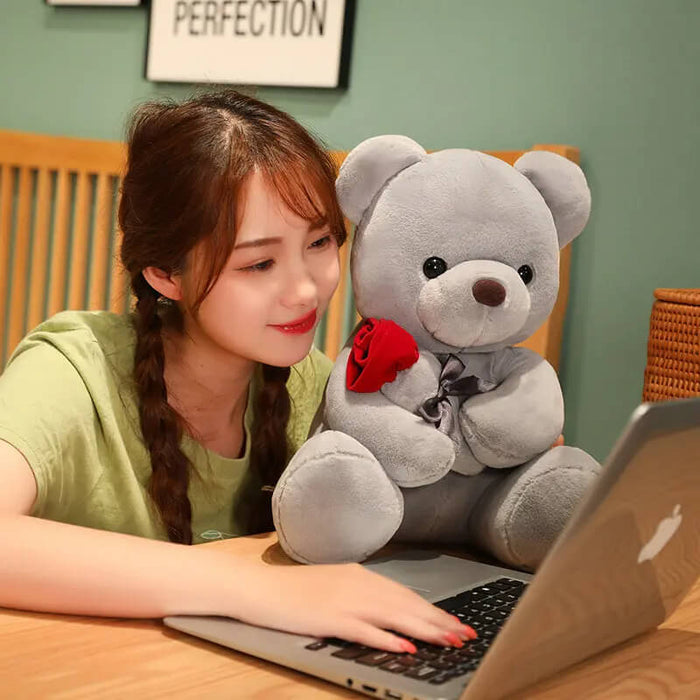 Lovely Teddy Bear Stuffed Toy | Soft Hug Teddy Bear Pillow Gift