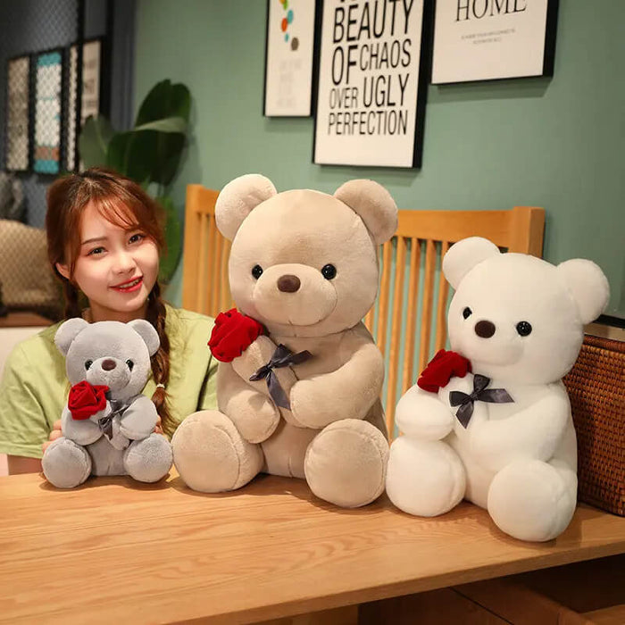 Lovely Teddy Bear Stuffed Toy | Soft Hug Teddy Bear Pillow Gift