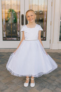 girl in white dress