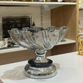 Liman Home Decor - Liman Online LUXE OVAAL SCHAAL ZILVER -S-