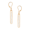 Lyric | Gold Filled Handmade Earrings | Herkimer Diamonds