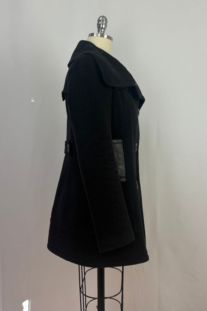 Mackage Wool & Leather Coat