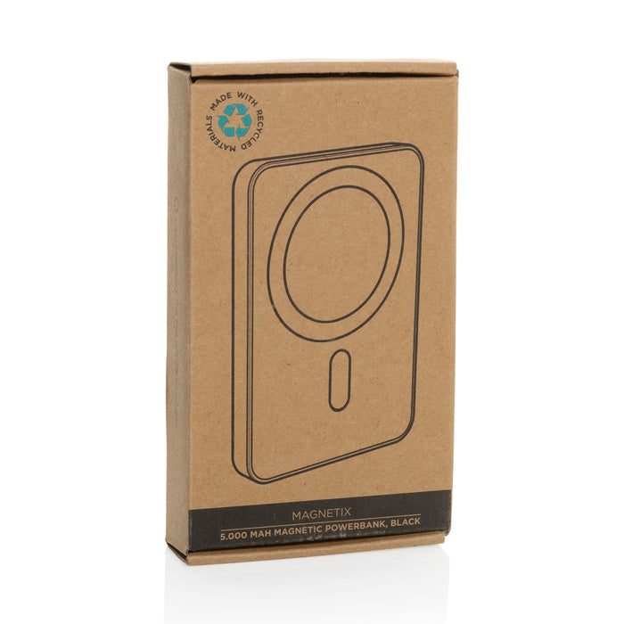 Magnetix Recycled Plastic 5000 mAh Magnetic Powerbank