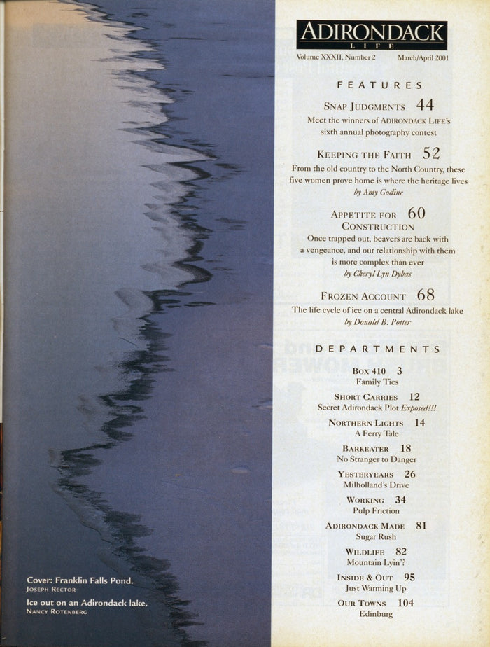 March/April 2001 issue - Mountain Lions